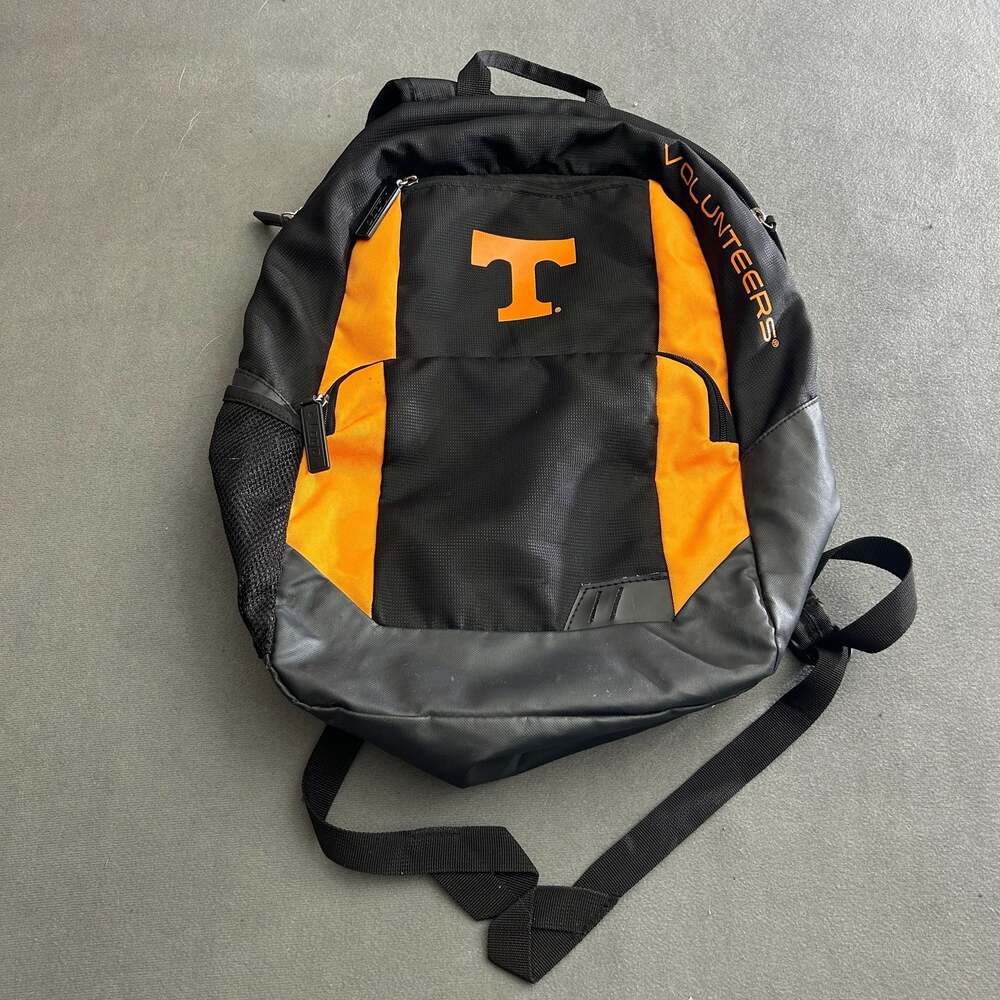 LOGO Tennessee Volunteers Black and Orange Backpack Bookbag